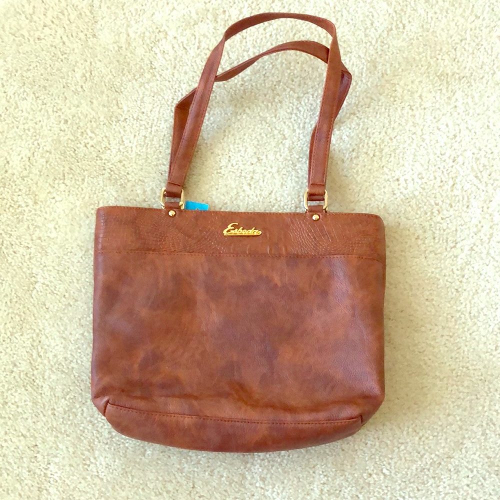 Leather mini tote.